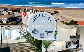 La Graviere, Cozy Studio Wifi & Parking 20M Ocean Surf Plage