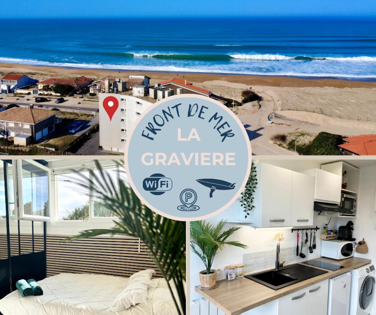 La Graviere, Cozy Studio Wifi & Parking 20M Ocean Surf Plage Soorts-Hossegor Extérieur photo